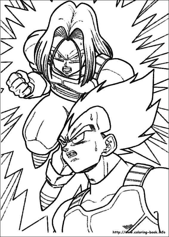 Dragon Ball Z coloring picture